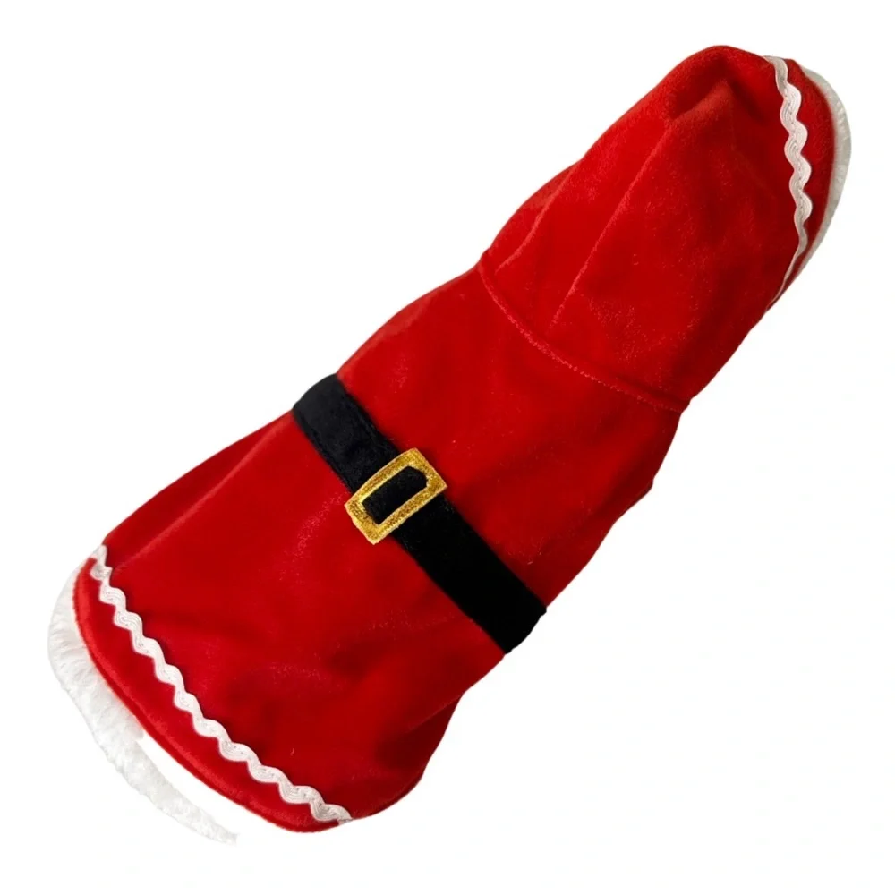 Santa Suit For Cat Dog Small Pet Festive Holidays Red and White in Small
